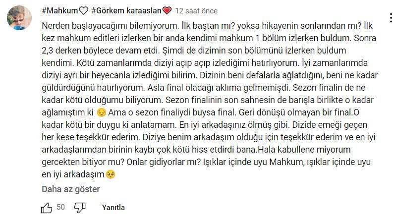 Işıklar içinde uyu Mahkum! Kimi zaman ağlattı, kimi zaman güldürdü, dizinin finali farklı duygular yaşattı! 7