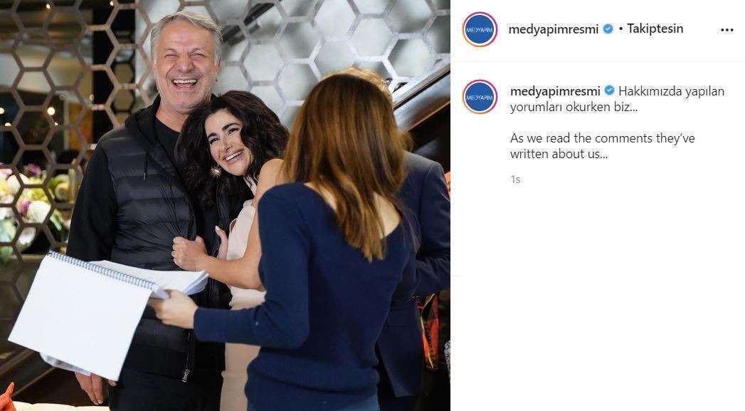 Nesrin Cavadzade ve Fatih Aksoy iddialara inat, Yasak Elma setinde kıs kıs gülüyor! 7