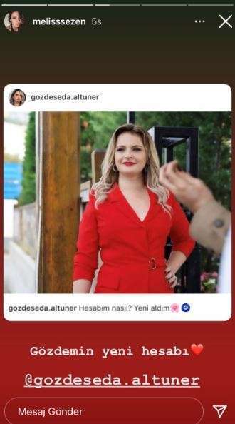 Sadakatsiz dizisinin oyuncusunun instagram hesabı çalındı! Yeni hesabı Melis Sezen duyurdu! 7