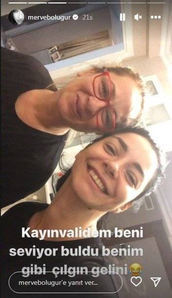 Yeni evli Merve Boluğur'un kayınvalidesi ile arasından su sızmıyor!.. 8
