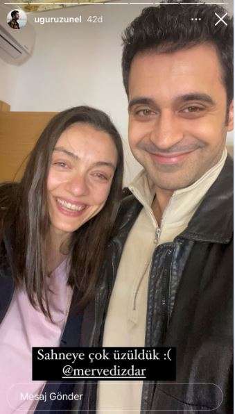 Uğur Uzunel, rol arkadaşı Merve Dizdar ile aşk iddialarını garip buluyor! 7