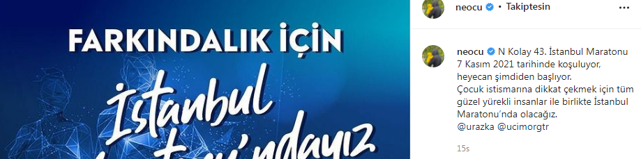 Uraz Kaygılaroğlu ve Burak Deniz İstanbul Maratonu'nda çocuklar için koşuyor! 9 Uraz Kaygılaroğlu ve Burak Deniz İstanbul Maratonu'nda çocuklar için koşuyor! 9