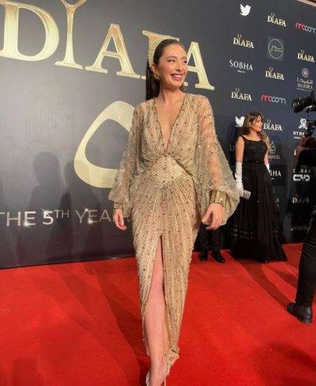 Neslihan Atagül, DIAFA'dan ödül aldı ve şıklığı ile göz doldurdu! 8