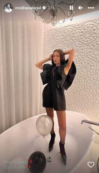 Neslihan Atagül küvet pozuyla sosyal medyayı salladı!.. 8