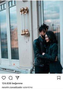 Nesrin Cavadzade ve Gökhan Alkan, resmen aşk sarhoşu! Sevgililer Günü'ne özel poz 7