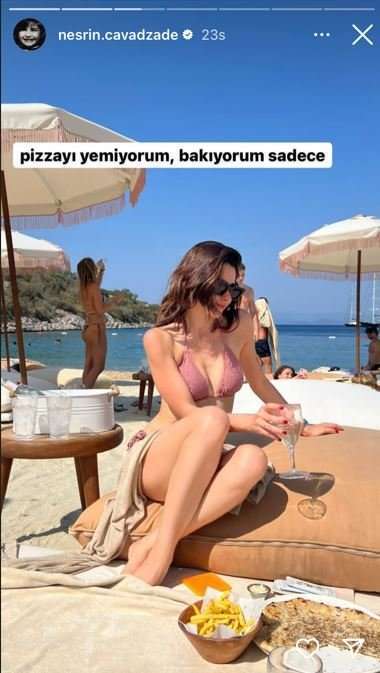 Sanmayın ki o pizzayı yedi! Nesrin Cavadzade bikinili fit görüntüsünün ardındaki sırrı notuyla verdi! 7 Sanmayın ki o pizzayı yedi! Nesrin Cavadzade bikinili fit görüntüsünün ardındaki sırrı notuyla verdi! 7