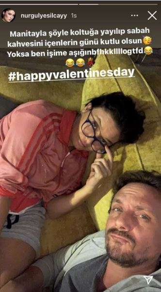 Nurgül Yeşilçay'ın Sevgililer Günü kutlaması da böyle olur! 36