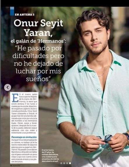 Kardeşlerim dizisinin Doruk'u Onur Seyit Yaran'in kariyerinde yeni bir dönem başladı! 7