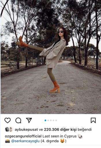 Özge Gürel ve Serkan Çayoğlu çiftinin pozları adeta romantik komedi filminden fırlamış gibi! 9