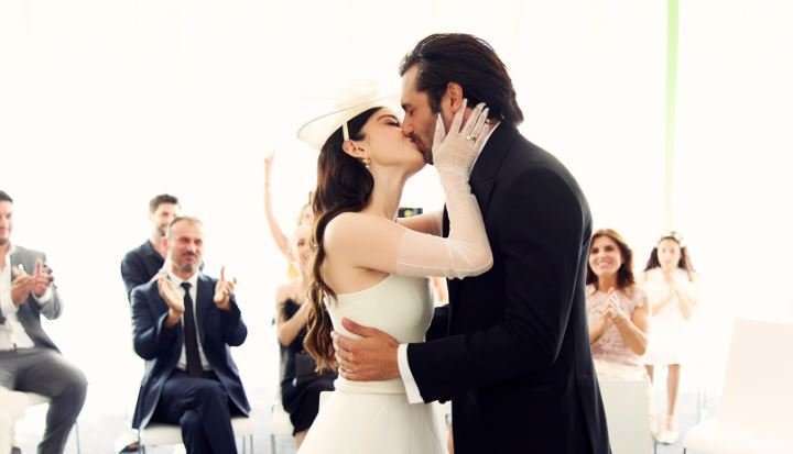Özge Gürel ile Serkan Çayoğlu çiftinin Almanya'daki nikah töreni sosyal medyada patlama yaptı! 8