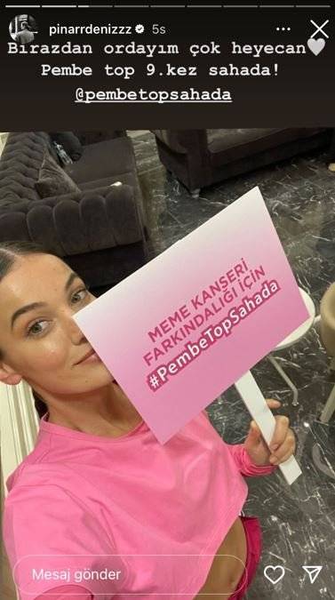 Meşhur top bu kez Pınar Deniz'in elindeydi! 10