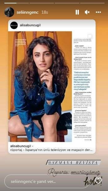 Bir Zamanlar Çukurova dizisiyle şöhreti yakalayan Selin Genç İspanyol basınının kadrajında!.. 7