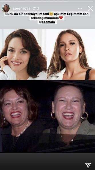 Serenay Sarıkaya, Ezgi Mola'ya fotoğraflı gönderme yaptı, yanıtı kahkahayla aldı! 17
