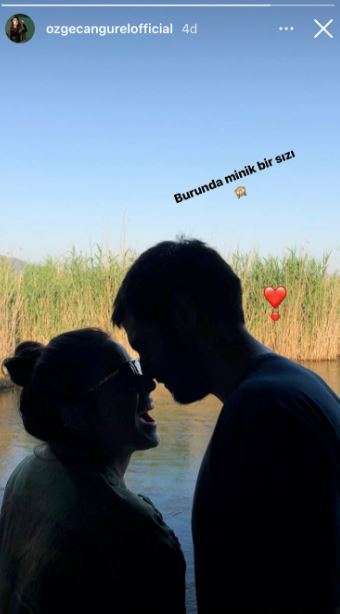 Özge Gürel, sevgilisi Serkan Çayoğlu'nun arkasından özlemini fotoğrafla anlattı! 7