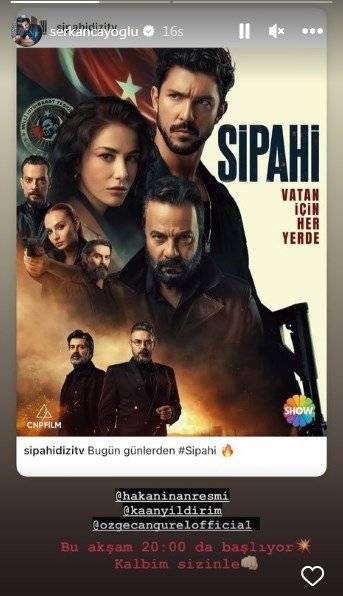 Serkan Çayoğlu'ndan, yeni dizi heyecanı yaşayan eşi Özge Gürel'e romantik destek!.. 8