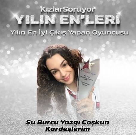 Su Burcu Yazgı Coşkun'a sosyal medyadan çok anlamlı bir ödül geldi! 7 Su Burcu Yazgı Coşkun'a sosyal medyadan çok anlamlı bir ödül geldi! 7