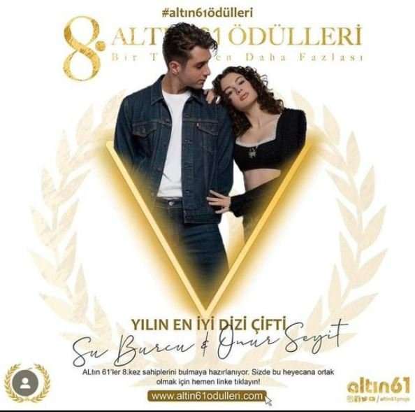 Kardeşlerim'in Asiye ve Doruk'u Su Burcu Yazgı Coşkun ve Onur Seyit Yaran'a 'Yılın En İyi Dizi Çifti Ödülü' geldi... 8