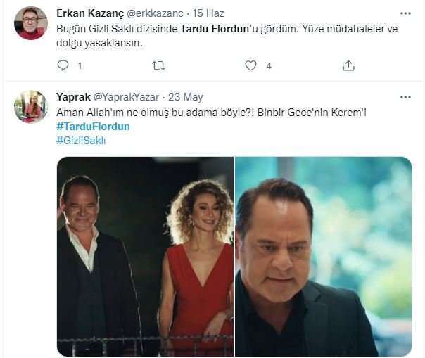 Gizli Saklı dizisinde izleyicilerin Tardu Flordun'u gören 'ne olmuş bu adama' demeden geçmiyor! 9
