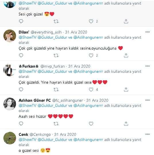 Aslıhan Güner, Güldür Güldür'de Ander Sevdaluk şarkısını söyledi, izleyici yorum yağdırdı! 15 Aslıhan Güner, Güldür Güldür'de Ander Sevdaluk şarkısını söyledi, izleyici yorum yağdırdı! 15