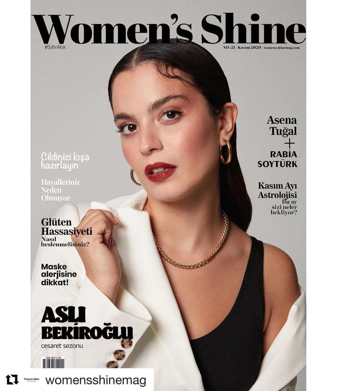 Aslı Bekiroğlu, kapak kızı oldu 7