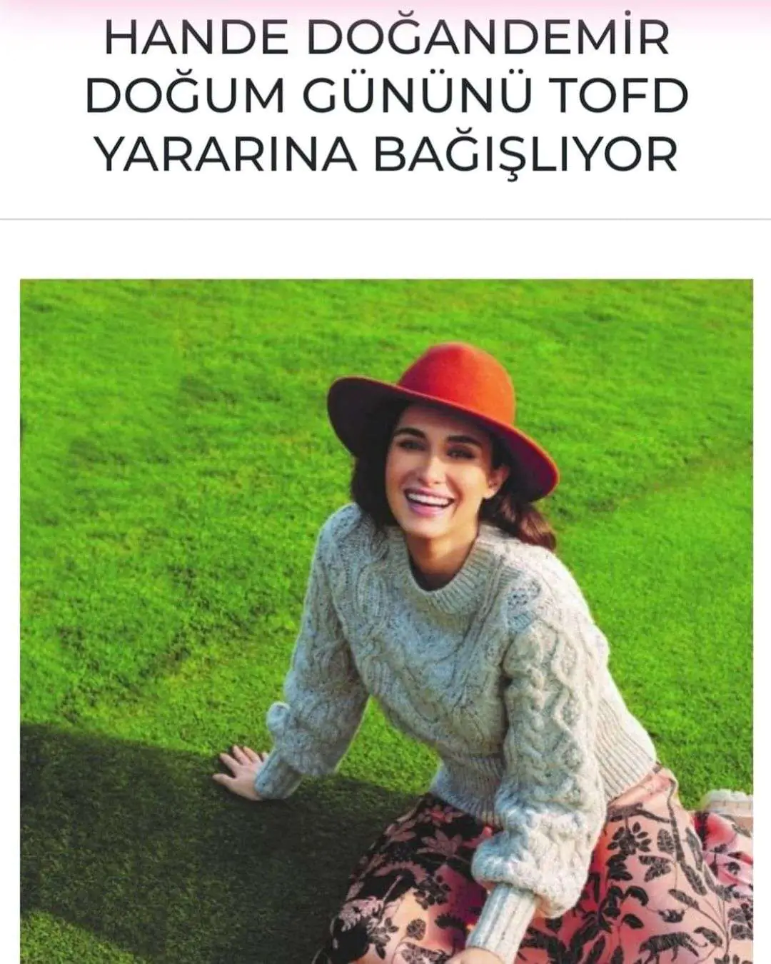 Hande Doğandemir'den doğum günü kampanyası! 7