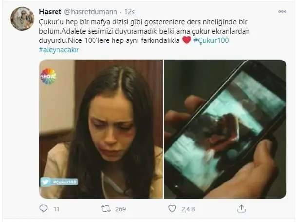 Çukur'da Aleyna Çakır sahnesine herkes kilitli kaldı! 11