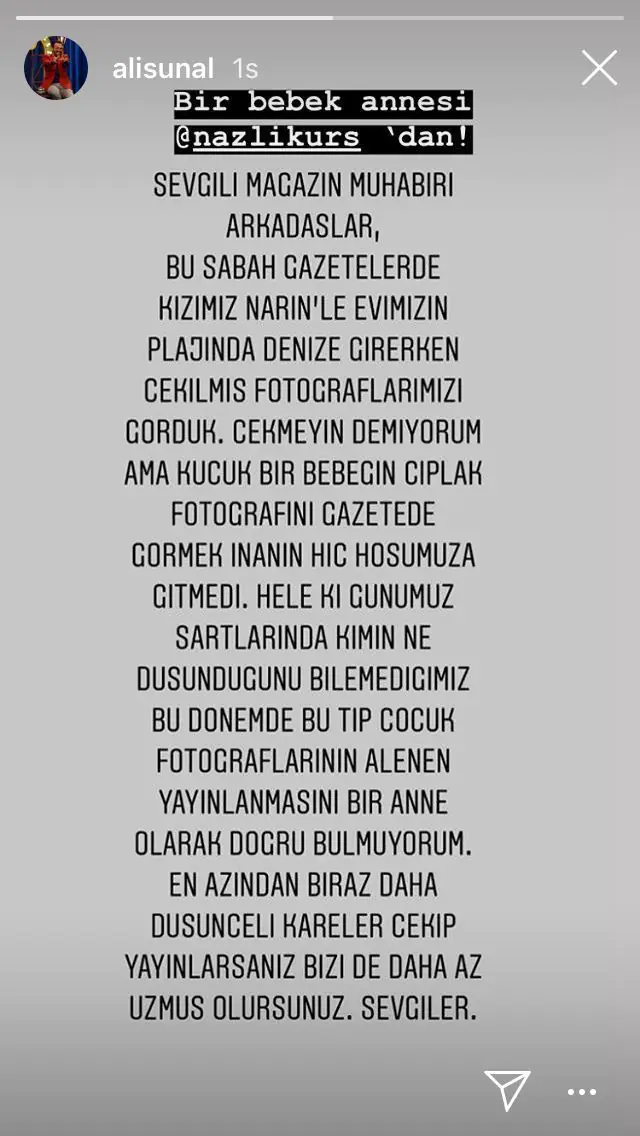 Ali Sunal'dan çok çok haklı tepki! Kızıyla ilgili haberler üzerine bakın ne yaptı? 7