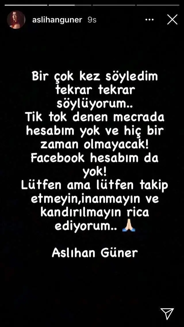 Kuzey Yıldızı'nın Yıldız'ı Aslıhan Güner'den sahte hesaplarıyla ilgili dikkat çeken açıklama 7
