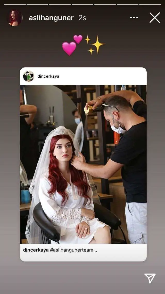 Gelinliğine herkes bayıldı... Kuzey Yıldızı'nın Yıldız'ı Aslıhan Güner'e gelinlik ne de güzel yakışmış! 9