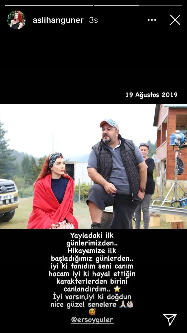 Kuzey Yıldızı dizisinin Yıldız'ı Aslıhan Güner'den nostaljik fotoğrafla duygusal kutlama 7