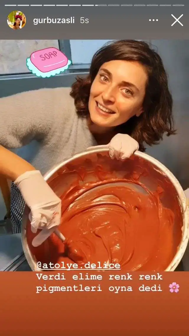 Pasta gibi! Aslıhan Gürbüz'ün yaptığı sabunu görmeniz lazım 9