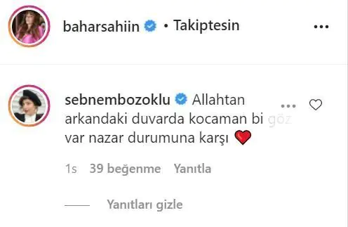 Bahar Şahin'in seksi pozu Şebnem Bozoklu'ya bile yorum yaptırdı 8
