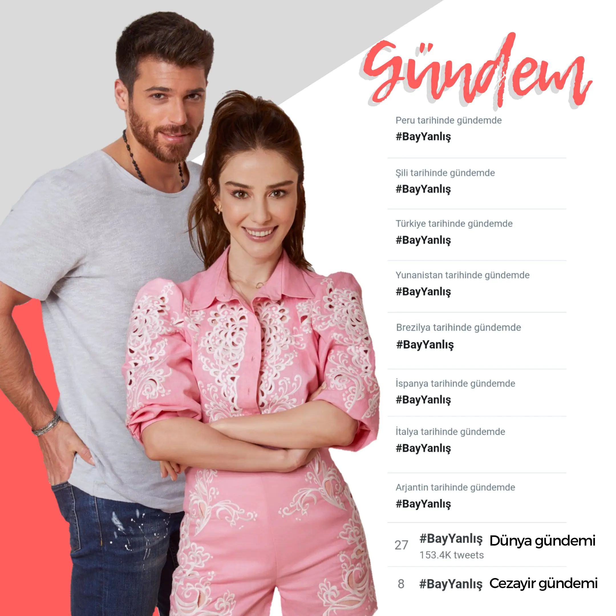 9 ülkede sosyal medyada gündem olan Türk dizisi Bay Yanlış! 7