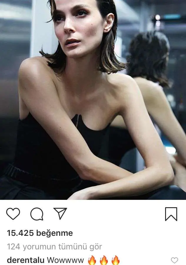 Deren Talu'ya "Wooow" dedirten Büşra Develi pozu 7