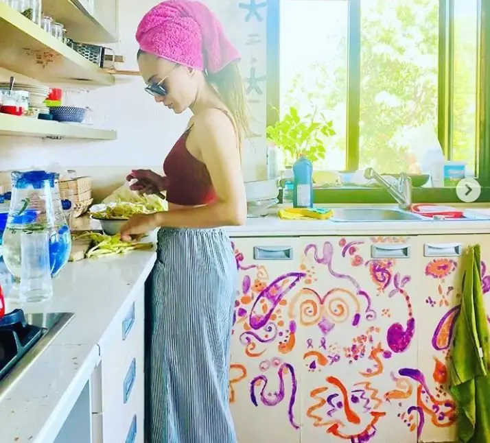 Damla Sönmez'in mutfak halleri gülümsetti! 7