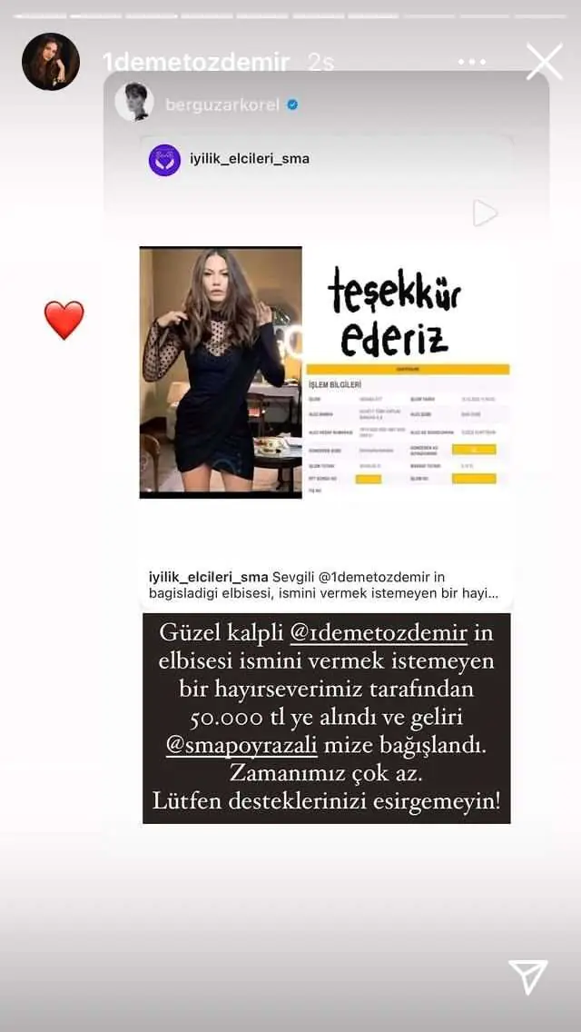 Demet Özdemir'in o elbisesi 50 bin TL'ye satıldı 7
