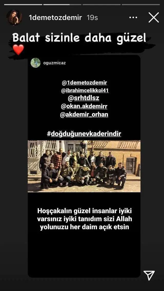 Demet Özdemir, o mekandaki çekimler bitince böyle veda etti... 7