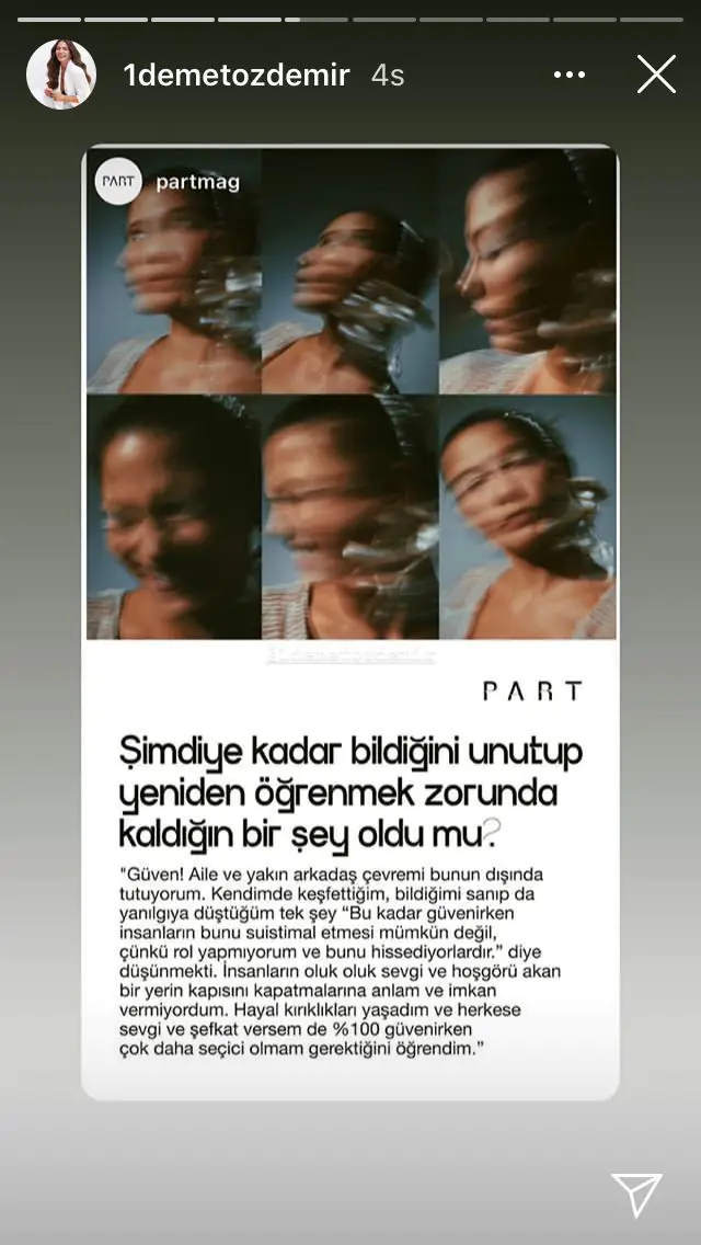 Demet Özdemir'den acı itiraf: "Rol yapmıyordum" 7 Demet Özdemir'den acı itiraf: "Rol yapmıyordum" 7