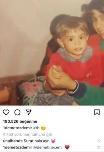 O bakış, o gülüş aynı! Demet Özdemir'in çocukluk fotosuna inanamayacaksınız! 37