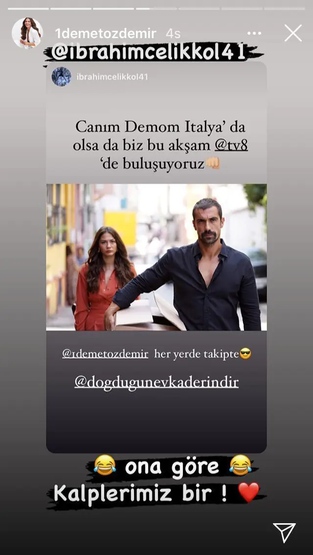 İbrahim Çelikkol'un paylaşımıyla ortaya çıkmıştı... Demet Özdemir, İtalya'ya gitti... 10 İbrahim Çelikkol'un paylaşımıyla ortaya çıkmıştı... Demet Özdemir, İtalya'ya gitti... 10
