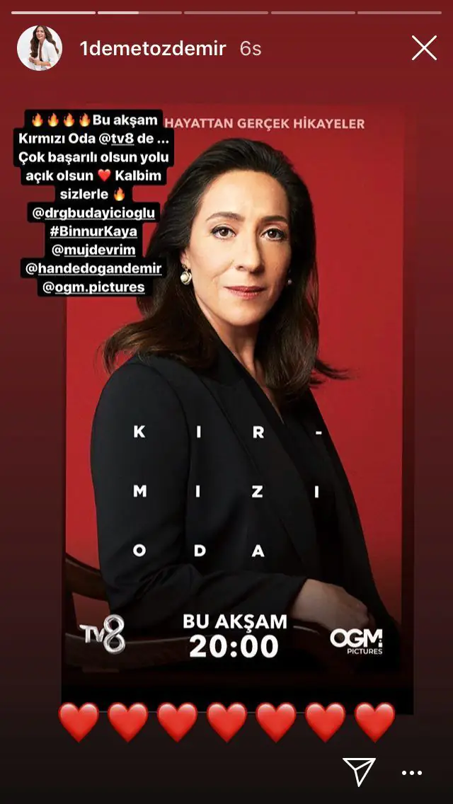 Demet Özdemir'den yeni başlayan o diziye büyük destek! 8