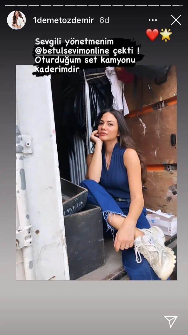 Demet Özdemir, Doğduğun Ev Kaderindir setindeki kamyon pozuyla gerçeği önümüze koydu! 8