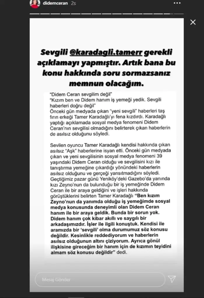 Tamer Karadağlı hakkındaki aşk iddiası doğru değil! 7