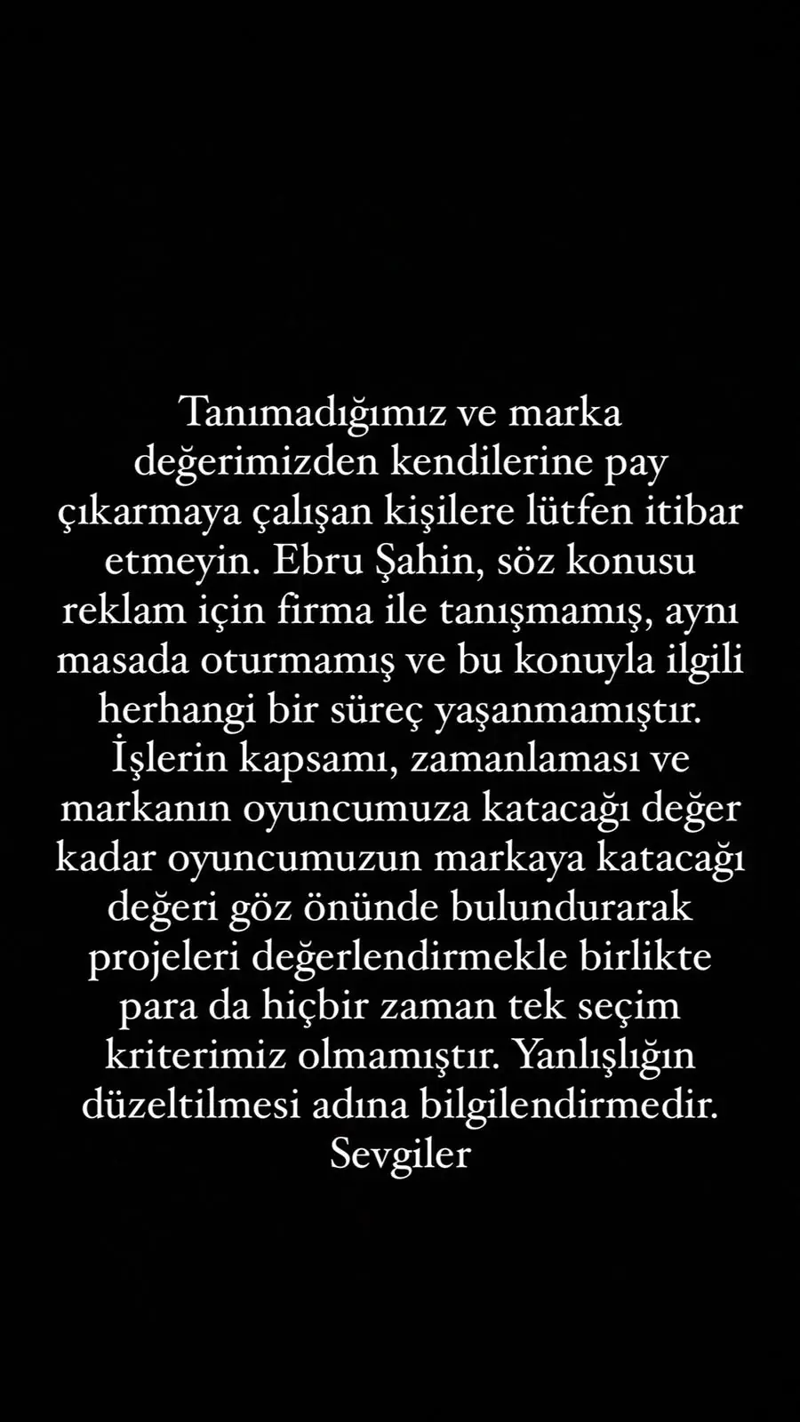 Ebru Şahin hakkında çıkan haberlere jet yanıt! 1 milyonluk yalanlama! 7