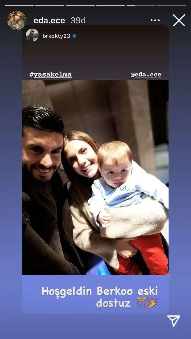 Ve Berk Oktay, Yasak Elma'nın setinde! Eda Ece'den ilk sürpriz foto! İşte Çağatay... 9