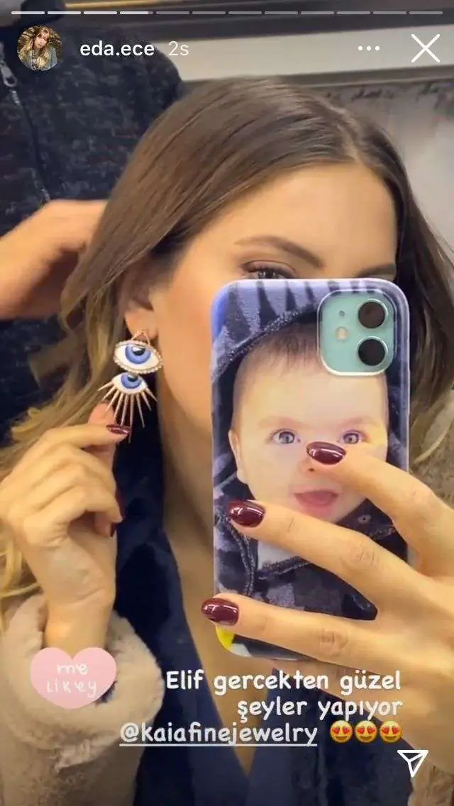Eda Ece'nin telefon kılıfında kimin olduğunu tahmin edin! 7
