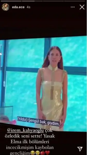 Vay be, nerden nereye? Yasak Elma'da Eda Ece'nin ilk haline kendi bile şaşıp kaldı! 8