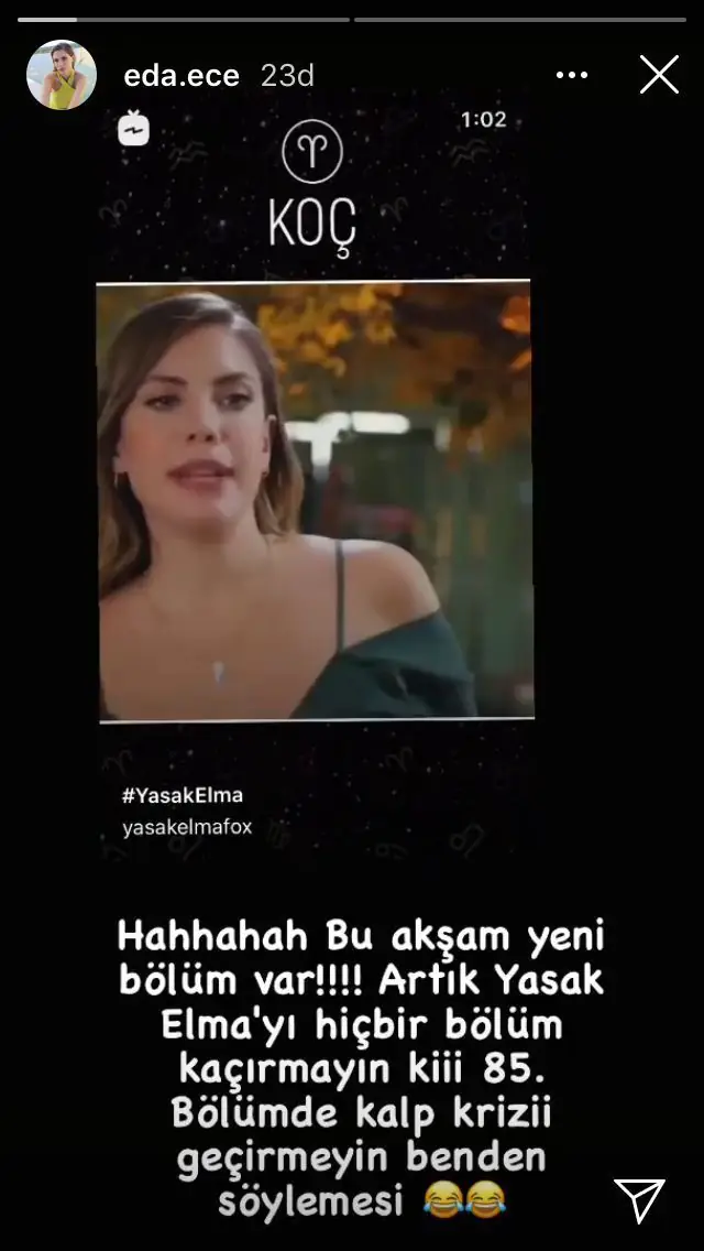 Yasak Elma ile ilgili son tüyo Eda Ece'den! Şoka sokacak 85. bölüme kadar hiç bir bölümü kaçırmayın! 7