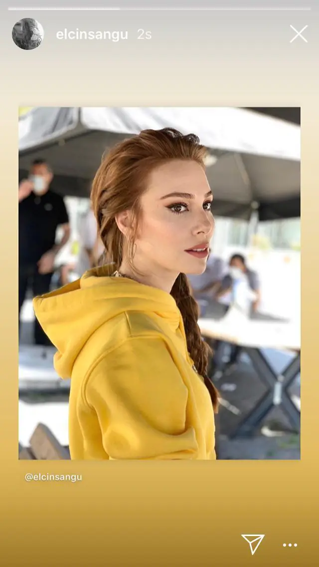 Sarı ne kadar yakışmış... Elçin Sangu, İyi Günde Kötü Günde dizisinin setinden paylaşımıyla binlerce beğeni aldı 7