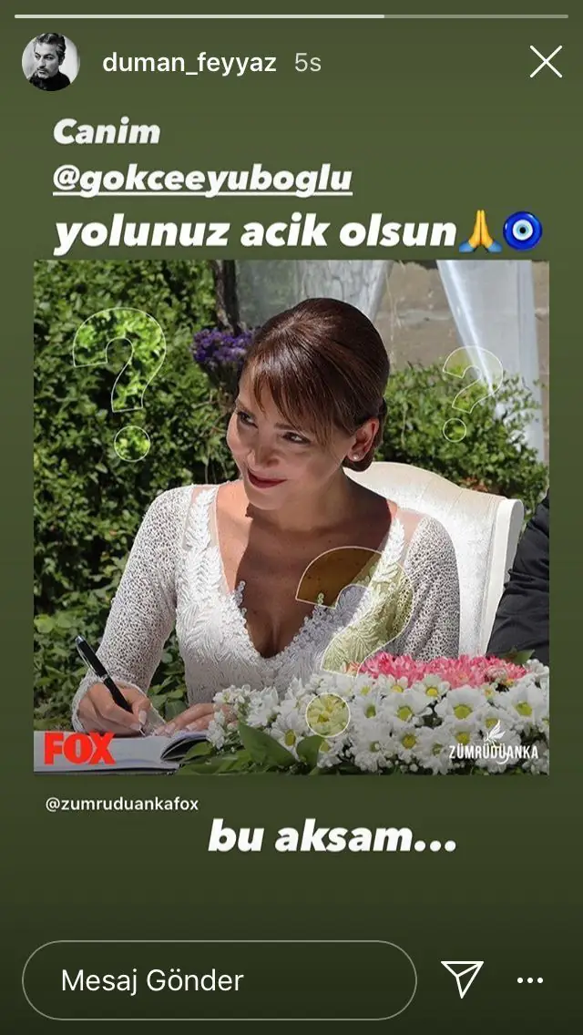 Zümrüdüanka dizisine başlayan Gökçe Eyüboğlu'na, Kadın dizisindeki iki isimden vefalı tavır 8
